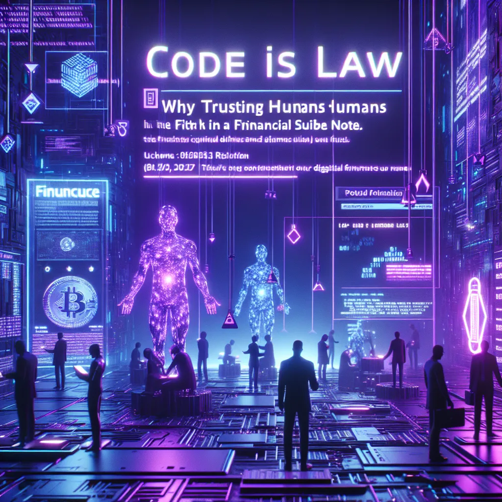 Code is Law: Why Trusting Humans is a Financial Suicide Note