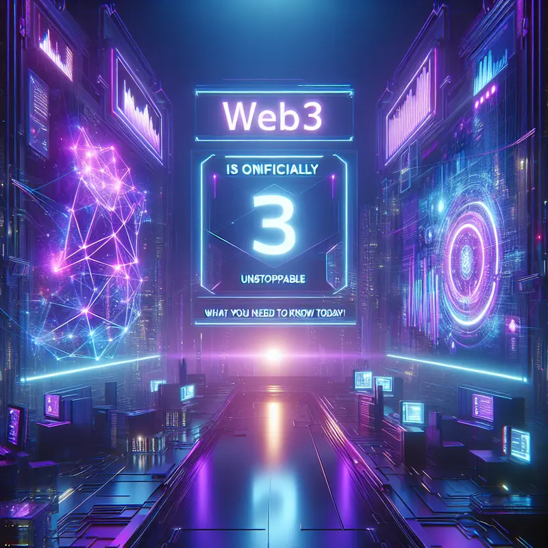 Web3 is Officially Unstoppable: What You NEED to Know TODAY! 🚀